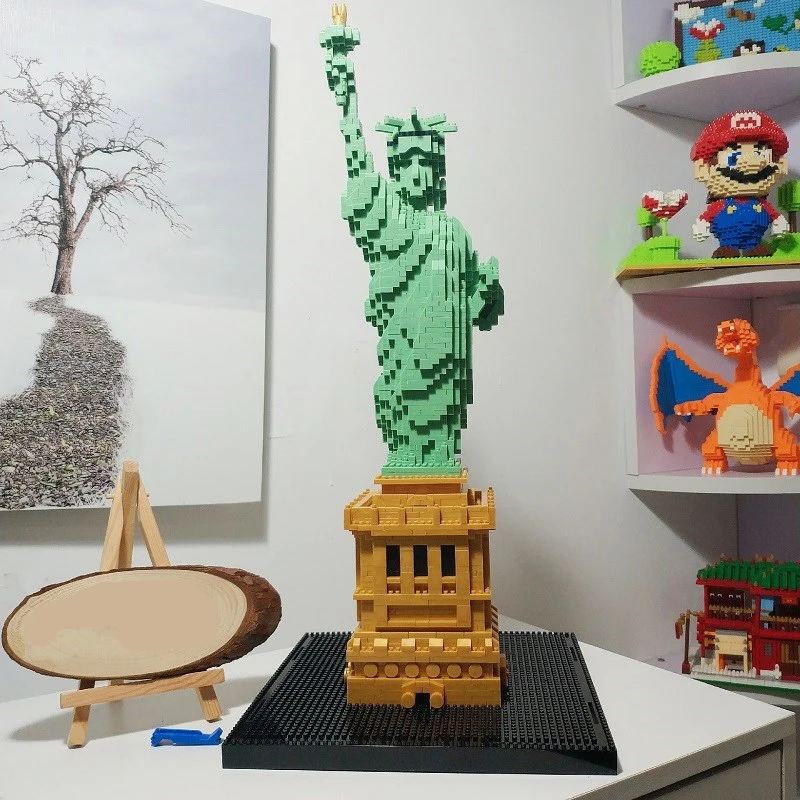 Balody 16091 архитектурная Статуя Свободы 3D модель 2510 шт. DIY Алмаз Мини строительные блоки кирпичи игрушка для детей без коробки