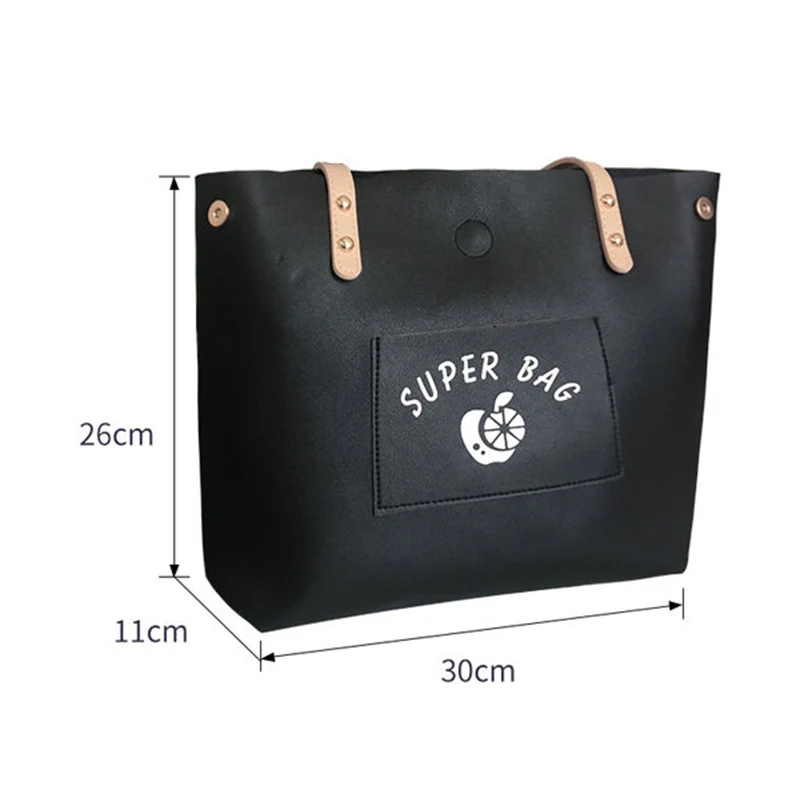 

Hot Sale Large Women's Bag Large Capacity Shoulder Bags High Quality PU Leather Shoulder Bags Ladies Wild Bags