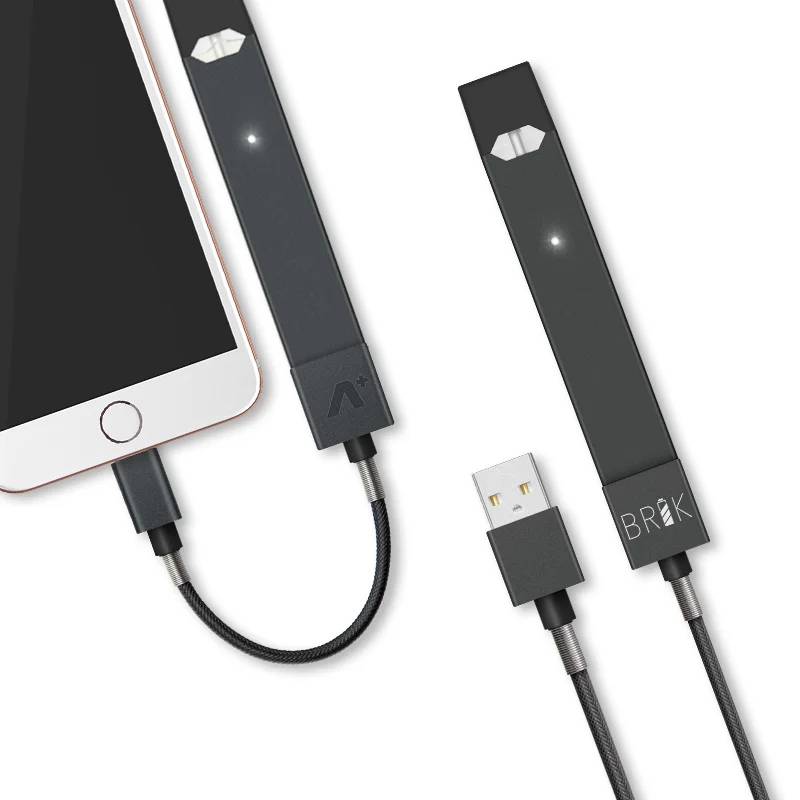 Фото 2 кабеля USB to-JUUL + Type C заряжайте JUUL через USB-порт и с телефона | Электроника