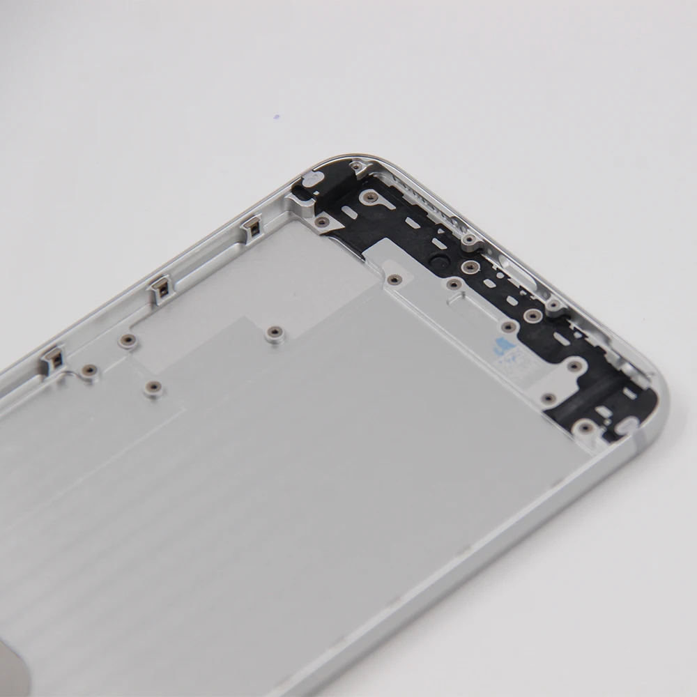 Корпус Корпус для iPhone 6 plus задняя рамка Корпус батарея Крышка для iPhone 6S задняя дверь Чехол средняя рамка для замены с логотипом