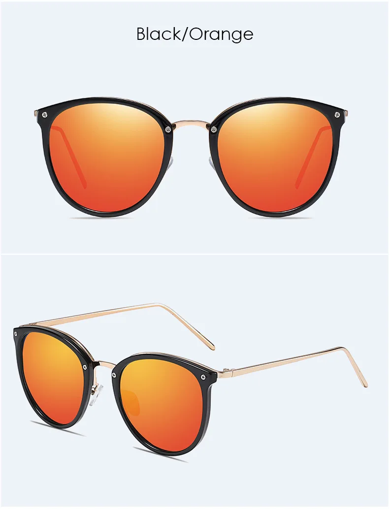 Classic italy design womens sunglasses plastic frame metal temples fashion polarised sun glasses for woman oculos feminino