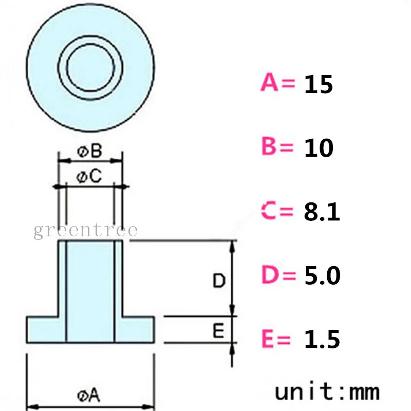 M8 пластиковая нейлоновая шайба изоляционная прокладка t тип винтовая уплотнения