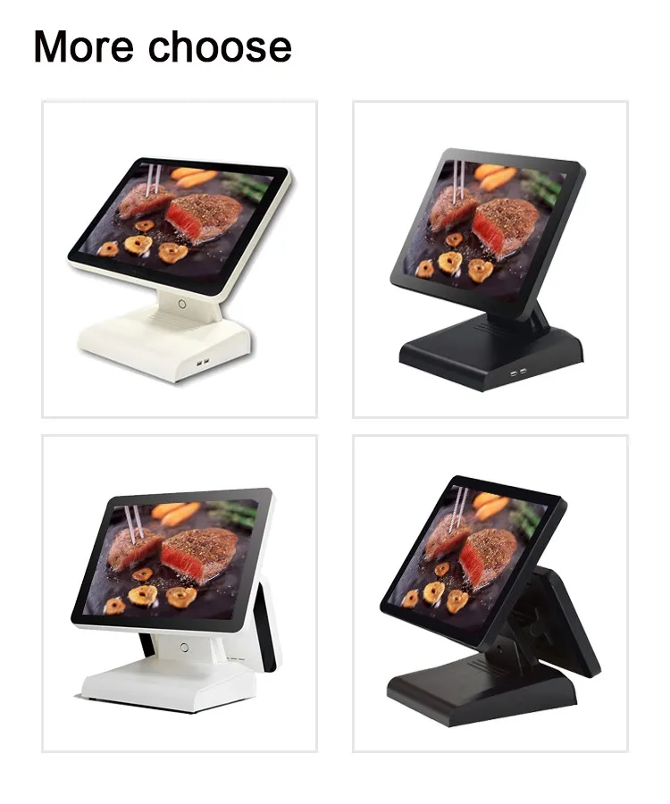 Фото Китайский завод, 15-дюймовая система Windows POS J4125 Win10, сенсорный экран, кассовый аппарат, терминал, настольный POS-терминал №5