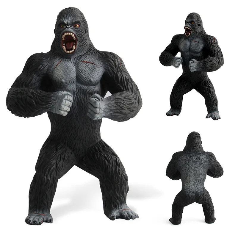 

Simulation Gorilla Animal Model Orangutan King Kong Model Collection Doll Decoration Biological Educational Toys for Children