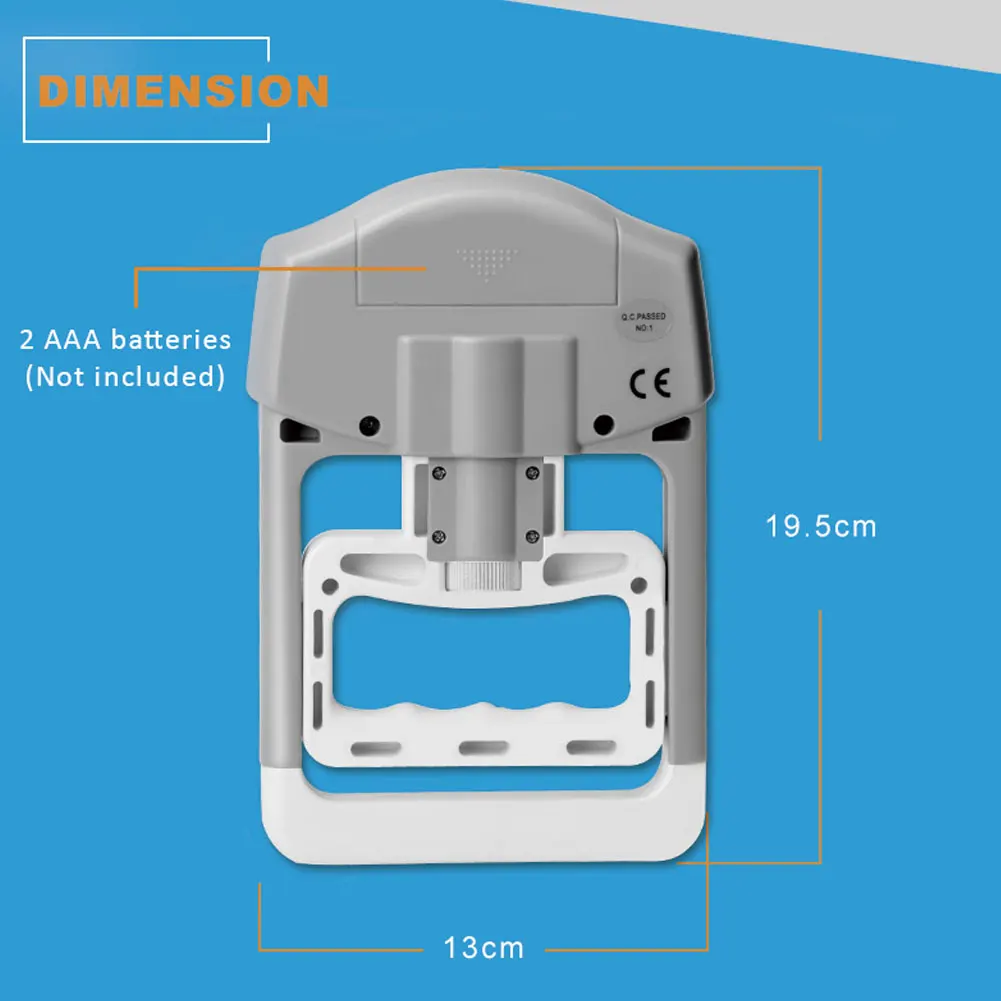 

Electronic Digital LCD Hand Dynamometer 200lb/90Kg Hand Grip Strength Measurement Meter Auto Capturing Hand Grip Power