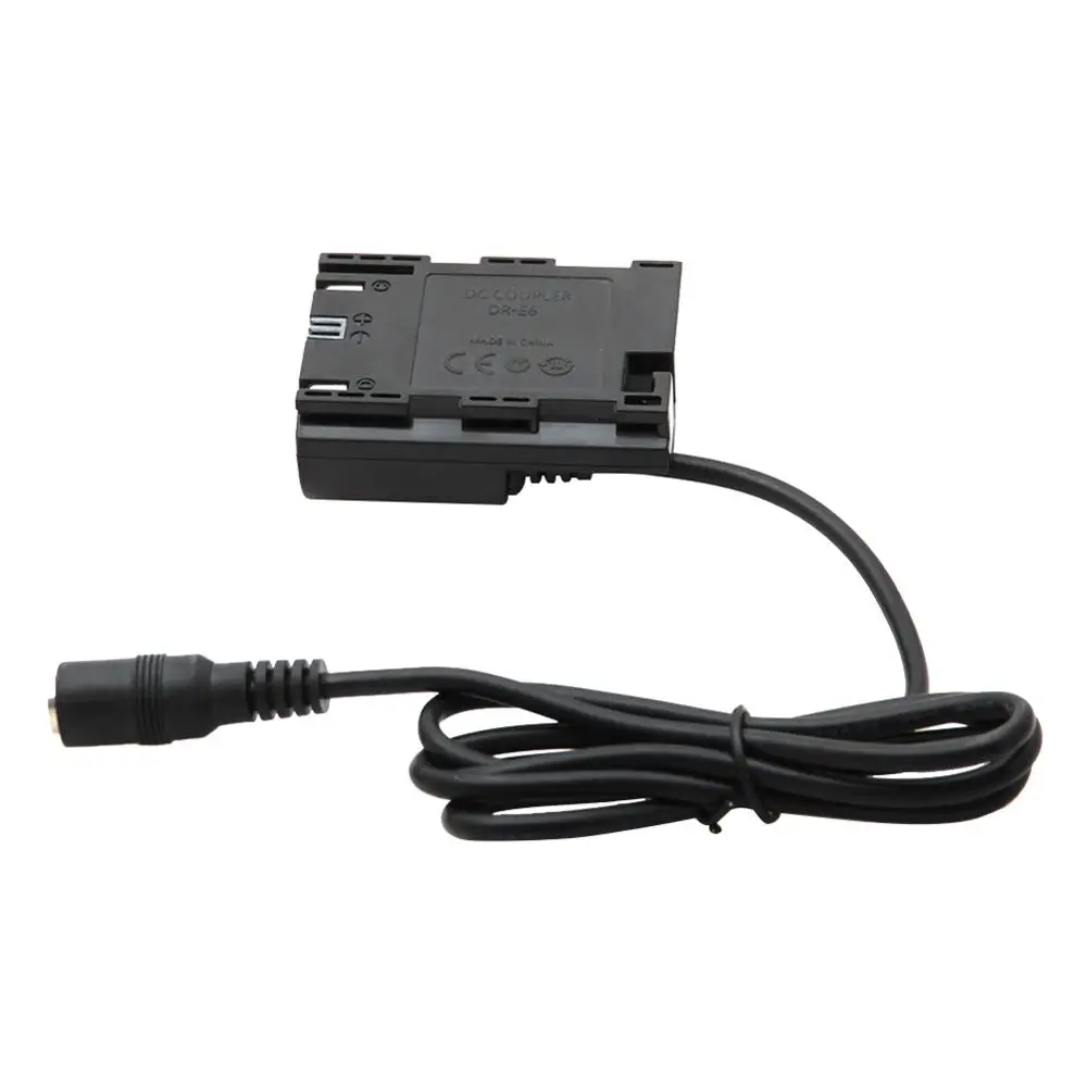 7.2V2A Straight Wire D-TAP B-type к LP-E6 адаптер для фиктивного аккумулятора питания DC муфта для Canon 5D2/5D3/5D4/6D2/60D/7D2/70D/80D/5DSR DSLR камеры - Цвет: 7.2V2A Straight Wire