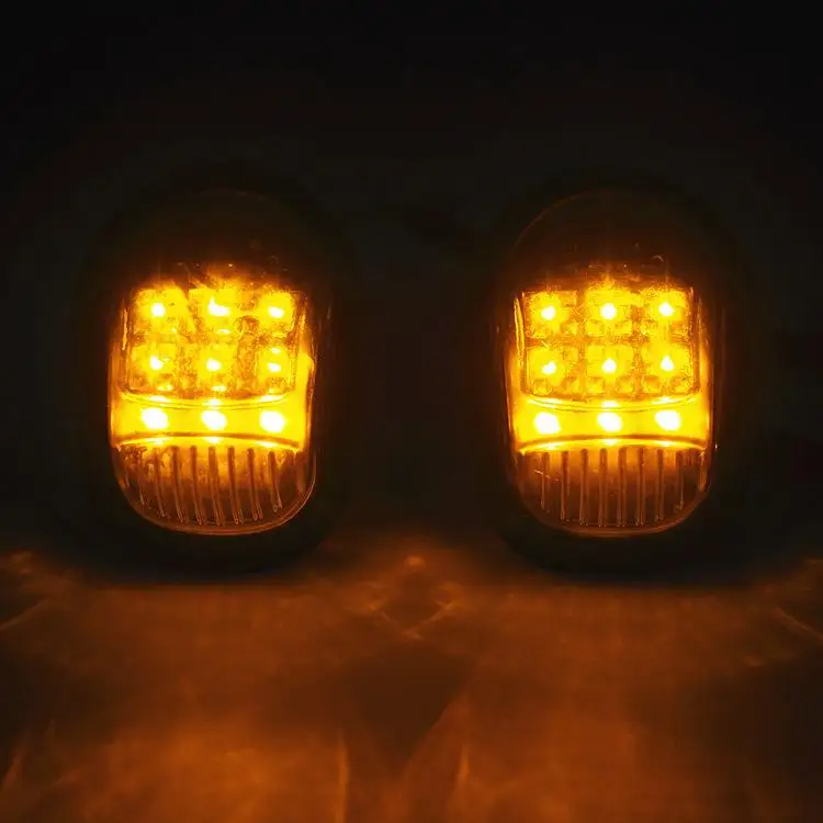 2 шт. мотоциклетные поворота светильник 12V LED поворотники показатели