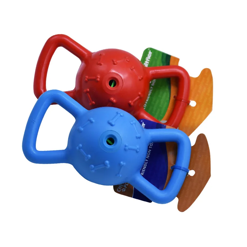 

Puppy Squeaky Interactive Dog Toy For Teeth Cleaning Pet Rubber Molar Toy For Dog Pet Puppy Gatos Toys Pet Supplies