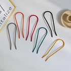 Простой U Форма заколки невидимки для волос для женщин, девушек, обувь для невесты для укладки волос аксессуары модные заколки металлические заколки для волос