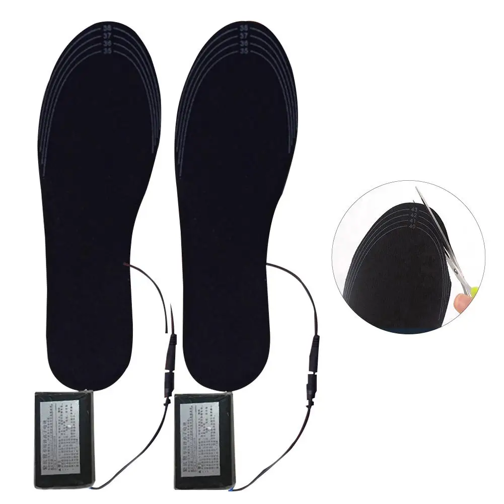 Стельки с электрическим подогревом и батареей 2 стиля согревают ноги можно