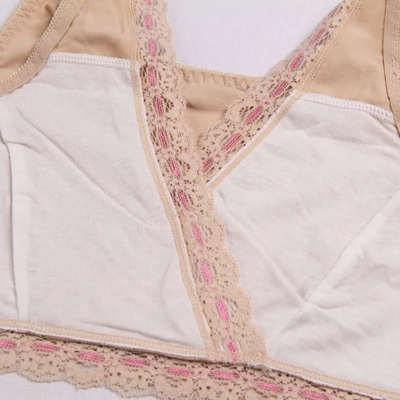 Женский бюстгальтер для кормления хлопковый лифчик без косточек большие