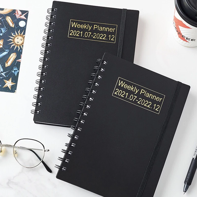 Английский ежедневник еженедельный ежемесячный планировщик блокнот скетчбук