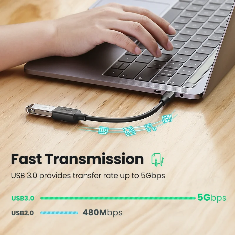 Переходник Ugreen с USB C на OTG-кабель Type папа 2 0 3 мама Кабель-адаптер для MacBook Pro Samsung