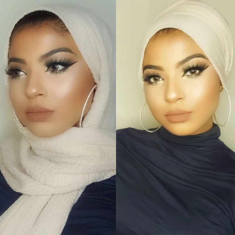 Цена, новинка, модный мусульманский хиджаб, шарф, femme musulman, мягкий хлопковый платок, исламский платок хиджаб и обертывания