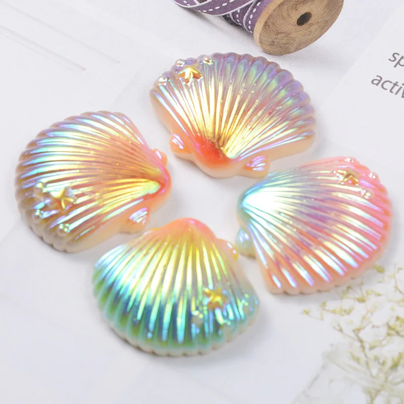 Simulation Gradient Illusion Shell Lizun Slime Accessories Super Light Clay Charms DIY Cream Gel Craft Decoration Materials | Игрушки и