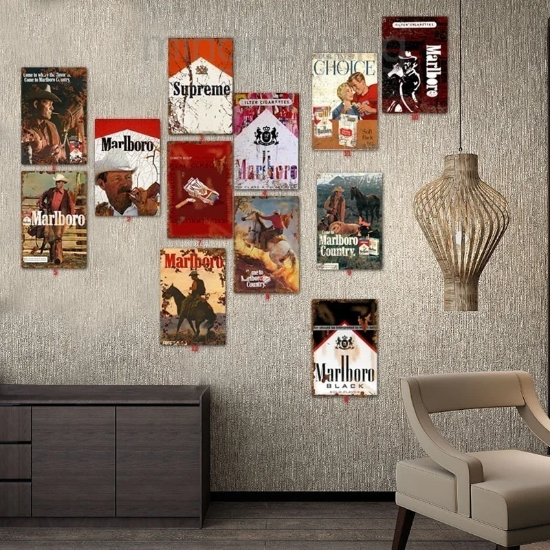 Металлические Картины персонализированные ретро товары для ресторанов арт