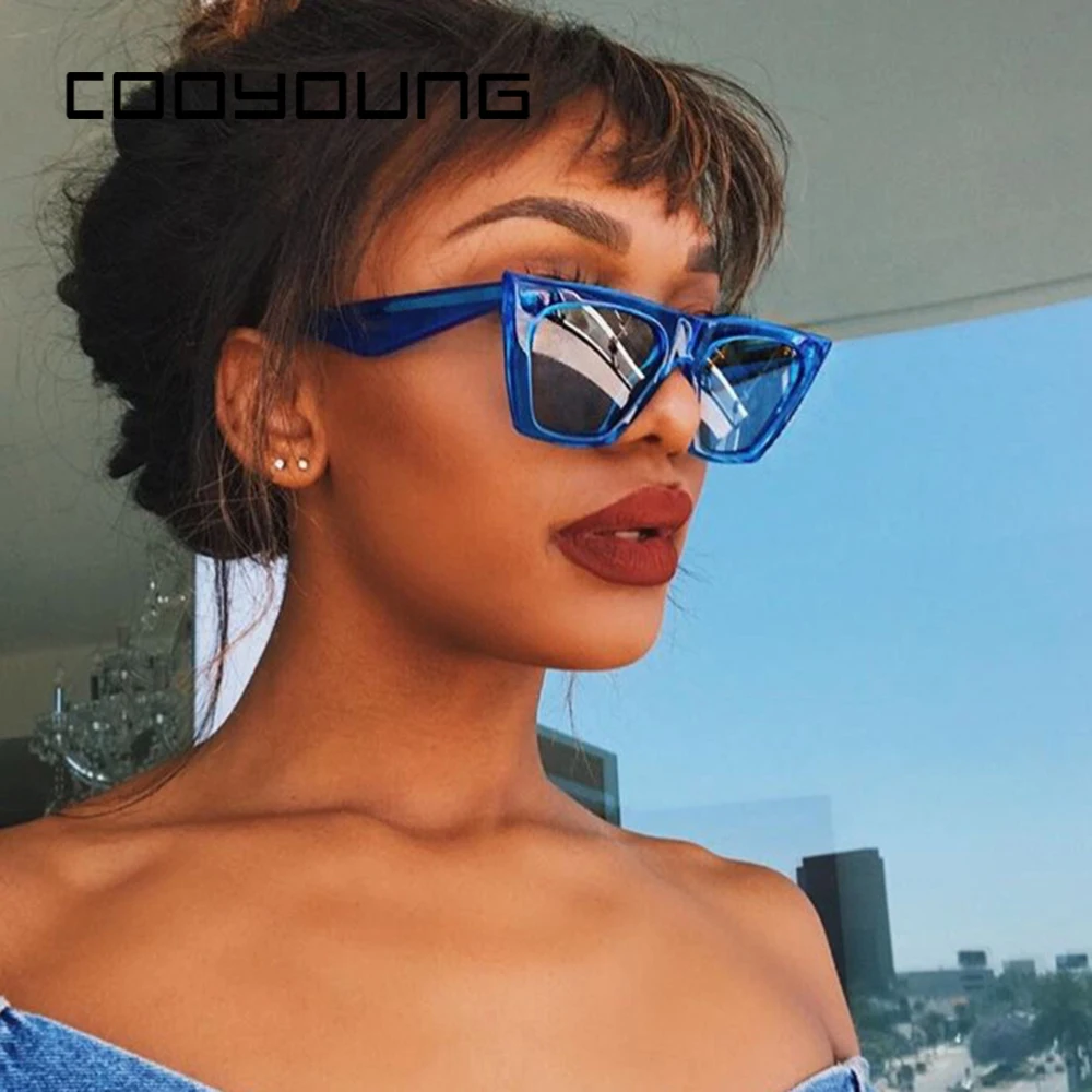 Солнцезащитные очки COOYOUNG унисекс квадратные UV400|brand sun glasses|designer glassessun glasses |