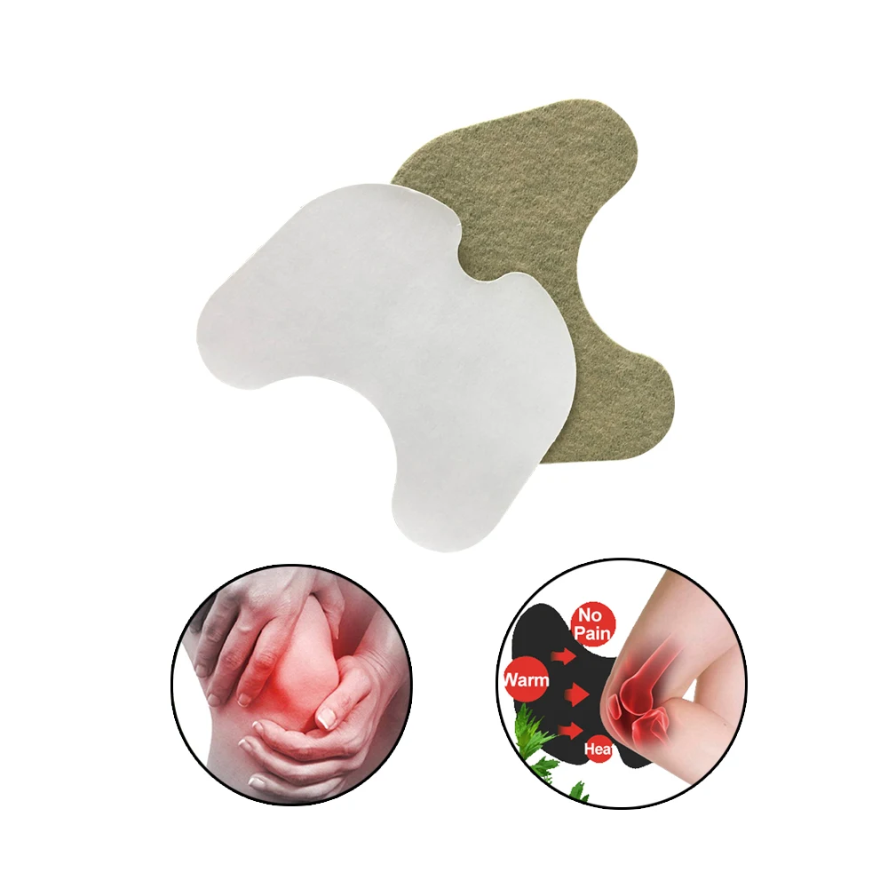 

60Pcs Knee Pain Relief Patch Self-heating Wormwood Arthritis Sticker High Quality Knee Joint Relieving Herbal Medical Plaster