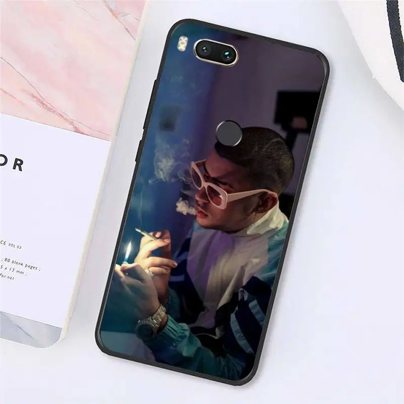 

Yo Perreo Sola Bad Bunny Maluma Phone Case For Xiaomi Redmi note 7 8 9 t k30 max3 9 s 10 pro lite Luxury brand shell funda coque