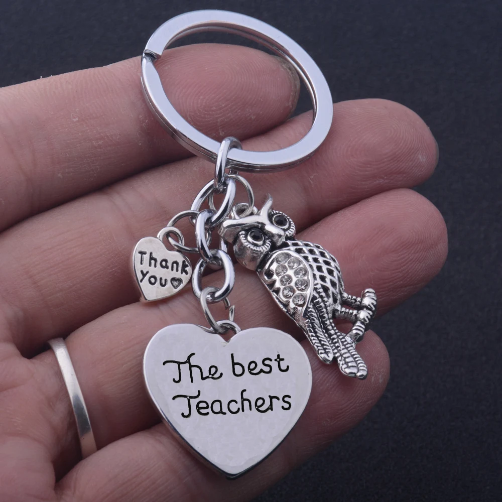 Брелоки с подвеской в виде совы для лучших учителей 12 шт. подарки | Украшения и