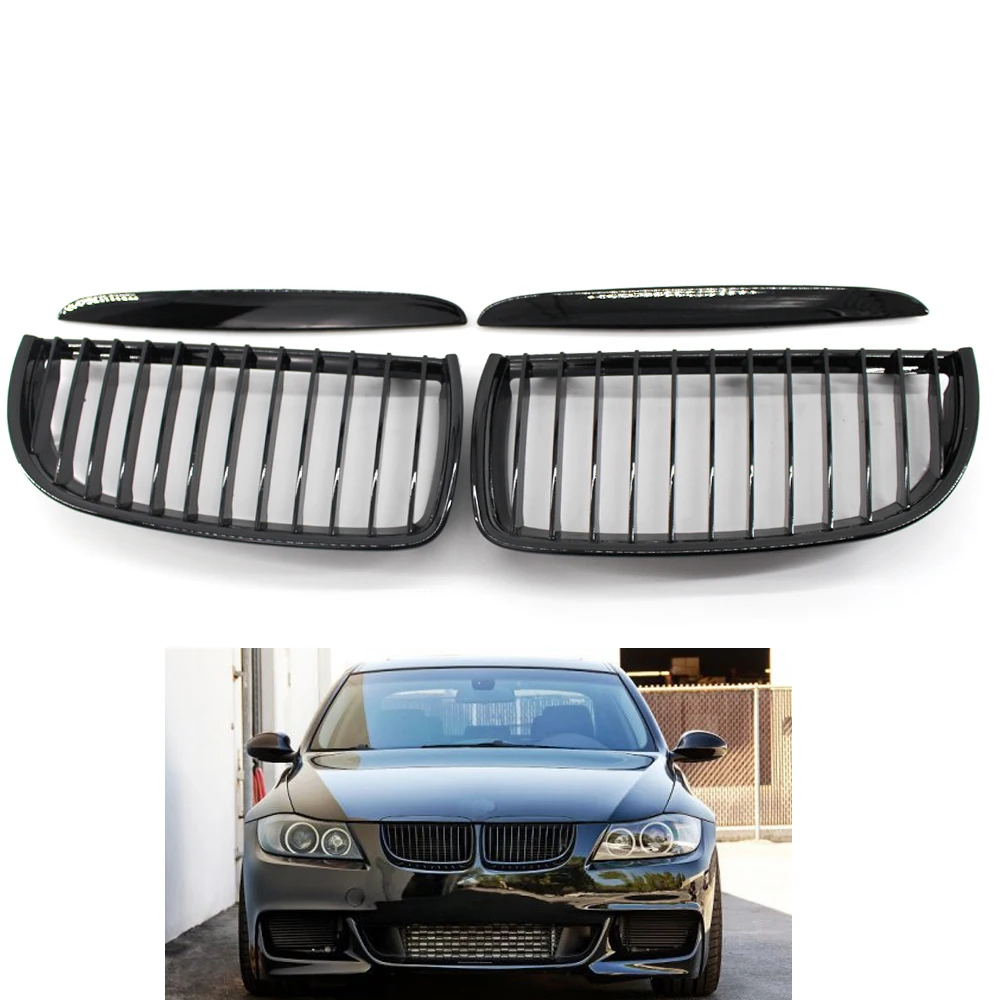

Блестящая Черная решетка радиатора для BMW E90 E91 05-08