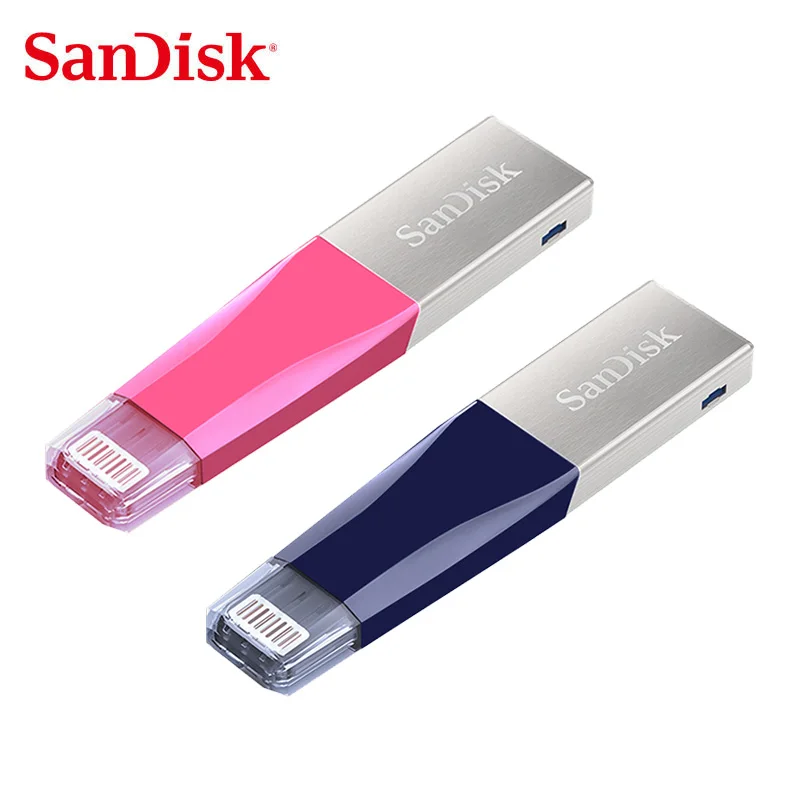 2018 оригинальный двойной флеш накопитель SanDisk iXPAND флэш для iphone ipad и ПК U диск 128 Гб 64
