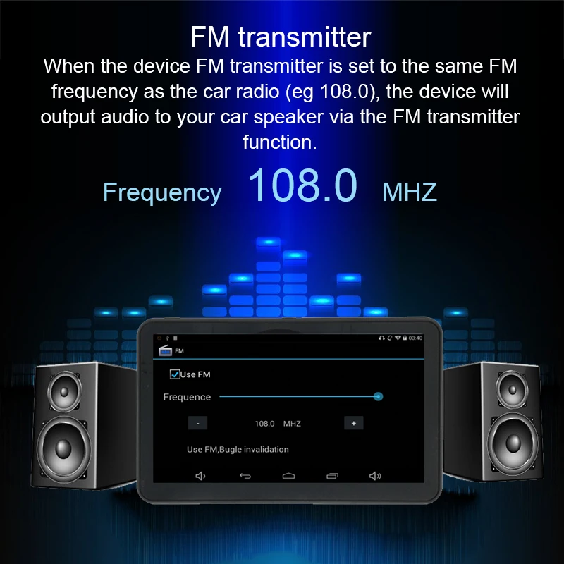 7-дюймовый автомобильный видеорегистратор Android камера заднего вида 1080P Wi-Fi Bluetooth