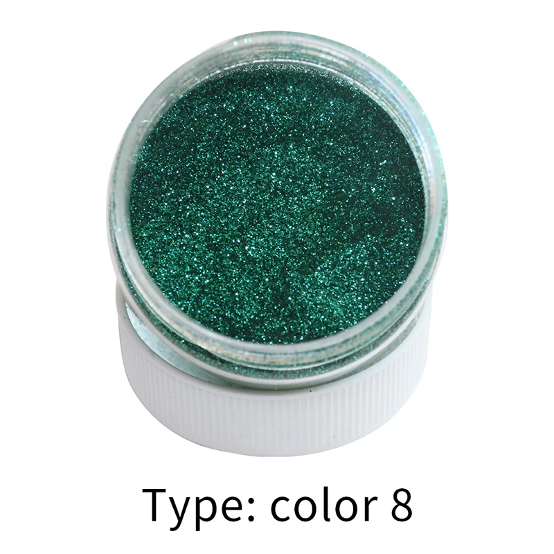 Цветные 8 блестящие тонкие яркие гальванические материалы перламутровый порошок