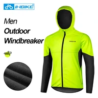 inbike cycling jacket hooded windbreaker warm waterproof winter men hiking casual windbreaker mtb windproof sport jacket wj605