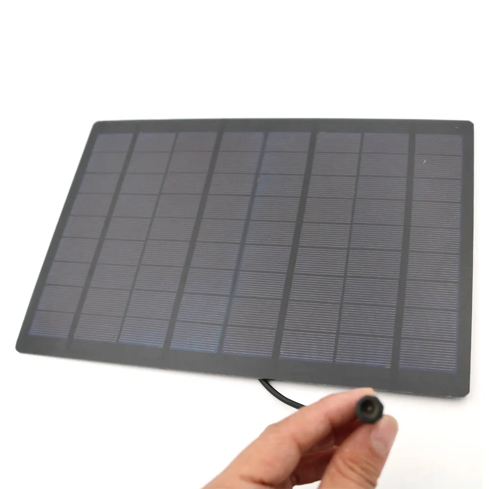 Солнечные батареи 18 в 5 ма 9 вт с разъемом постоянного тока 30 см 2 1 *