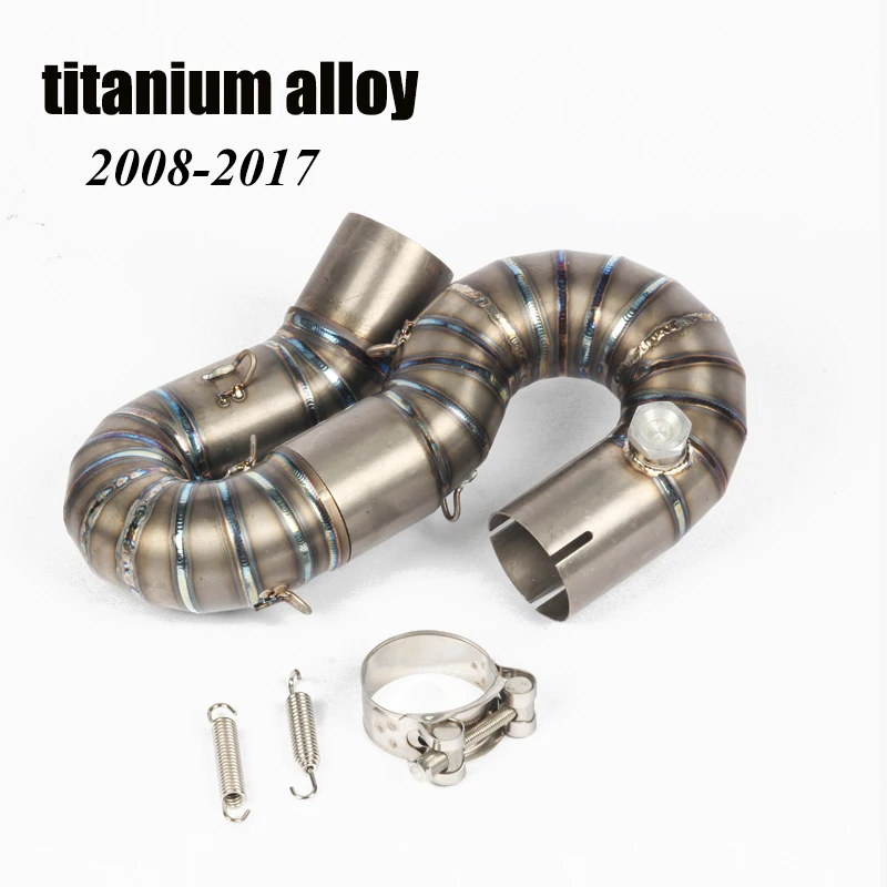 

For HONDA CBR1000 Exhaust Motorcycle Pipe Mid Link Motocross Stainless Steel Titanium Alloy CBR1000RR 2004-2016 year