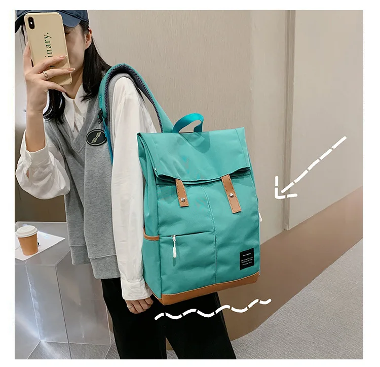 

2021 Fashion Casual Backpack for Men and Women, Large Capacity Multi-functional Bag Simple Fashion Casual Bag BB355-BB358