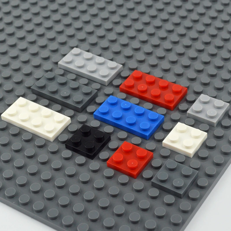 Thin Figures Bricks 2x2 Dots Multiple color DIY Educational Creative Size Bulk Set Building Blocks Compatible Classic Parts | Игрушки и