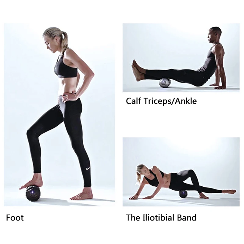 Электрический массажный ролик для йоги колонка перезаряжаемый фитнеса подушка