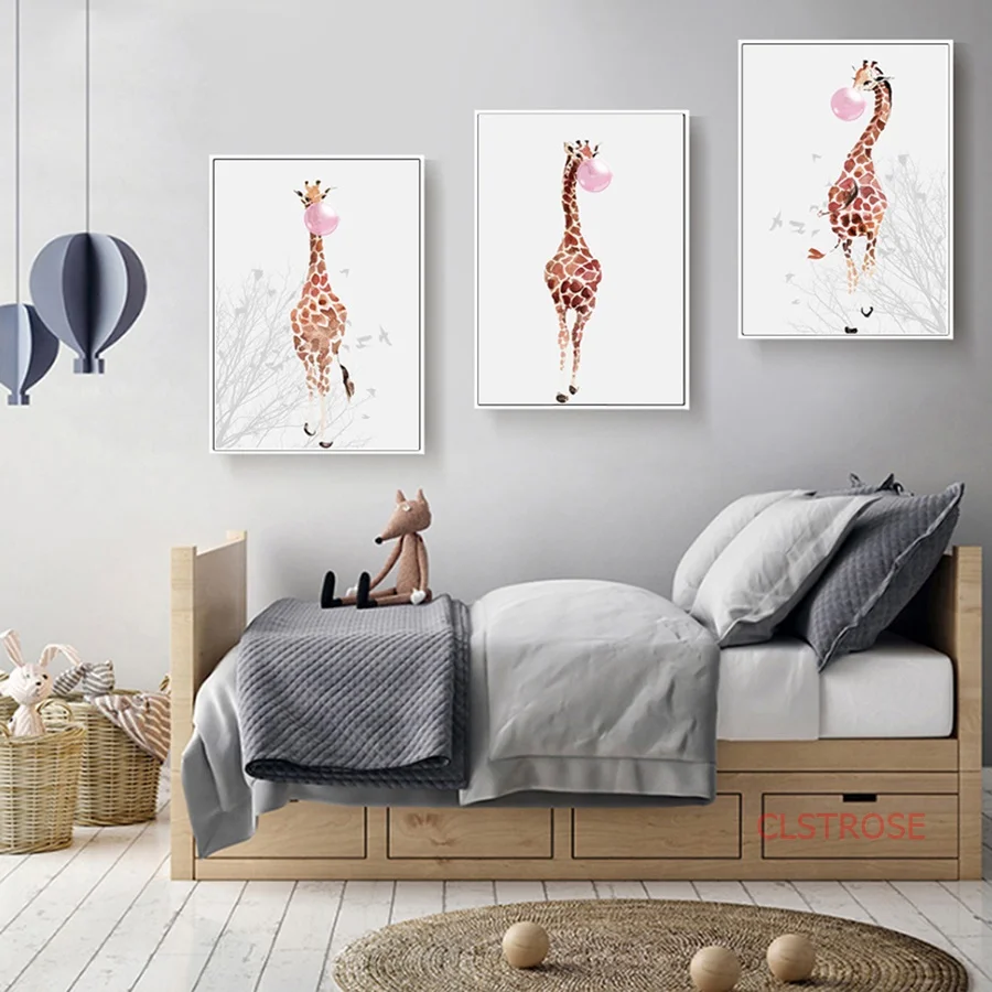 Nordic украшения дома современного искусства небольшой свежий животных