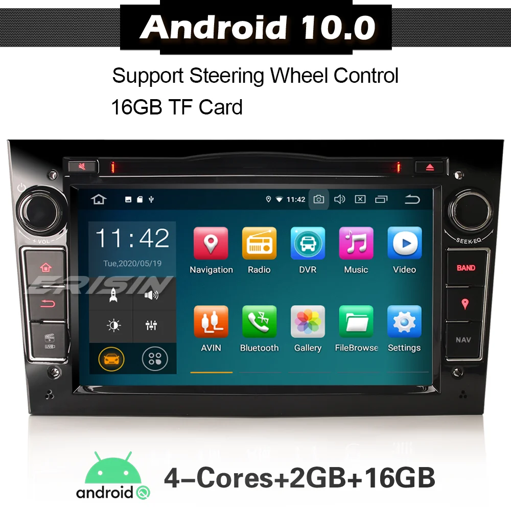 Автомобильная стереосистема 5160 для Opel Vauxhall Corsa Vectra Zafira Astra DAB + 4G WIFI DVB Авторадио 2 din