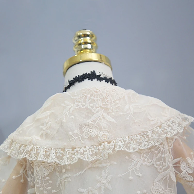 New Arrival Baby Girls Clothes Cute Lace Princess Dress Kid's Outerwear Long Sleeve Birthday Party For | Детская одежда и