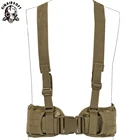 Ремень тактический Мужской 1000D, Нейлоновый, в стиле милитари, H-образный, мягкий