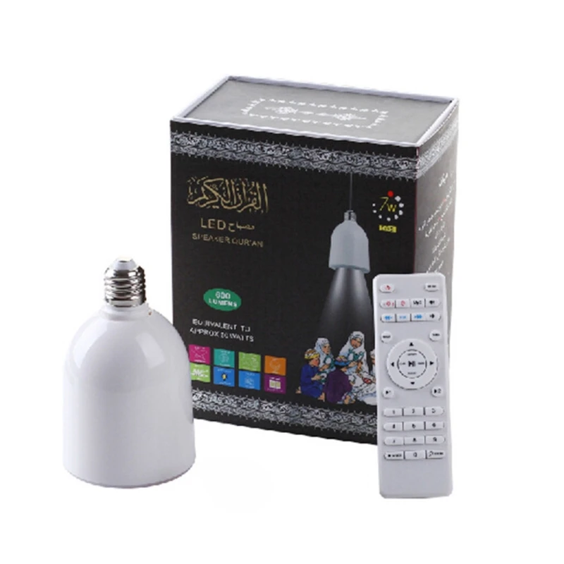 Bluetooth-динамик для Корана E27 беспроводная лампа светодиодный светильник с