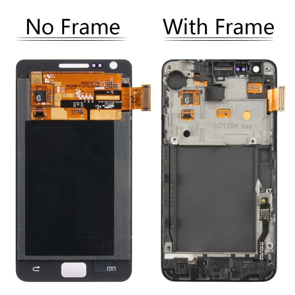 OTMIL 4 3 &quotсжигание тени для SAMSUNG Galaxy S2 ЖК дисплей сенсорный экран дигитайзер с