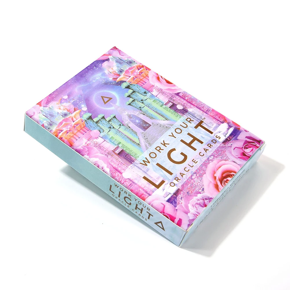 44pcs Magical Romance Angels Social Gathering Fate Board Game Portable Tarot Cards English Version Playing Deck Family Party | Спорт и