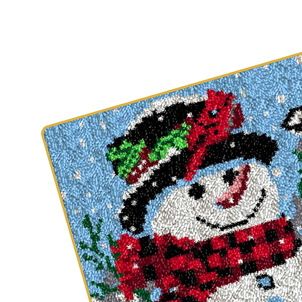 

Handmade Rug Sewing Kit Christmas Latch Hook Craft Kit for DIY Carpet Rug Making