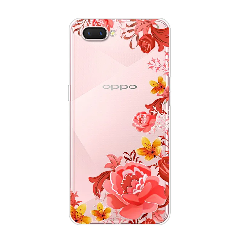 Чехол для Oppo A3S, чехол для Oppo A3S, мягкий мультяшный ТПУ силиконовый чехол для телефона, для Oppo A5 OPPOA5, чехол Realme C1 OPPOA3s, чехол, Fundas - Цвет: Арбузно-красный