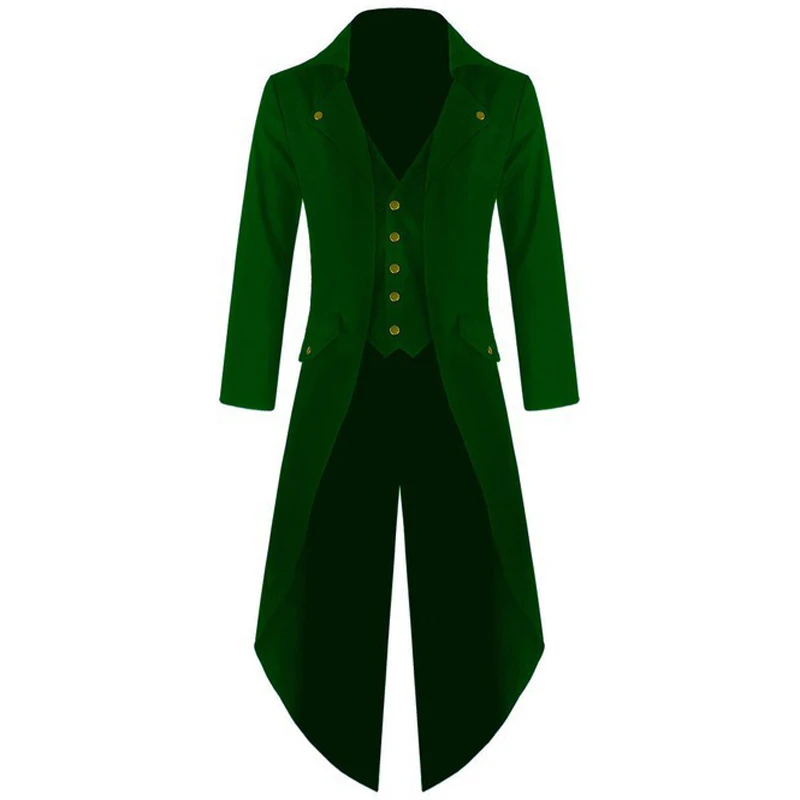 xxxxxl xxxxl Plus Size Medieval Costumes Mens Steampunk Vintage Tailcoat Jacket Gothic Victorian Ringmaster Coat