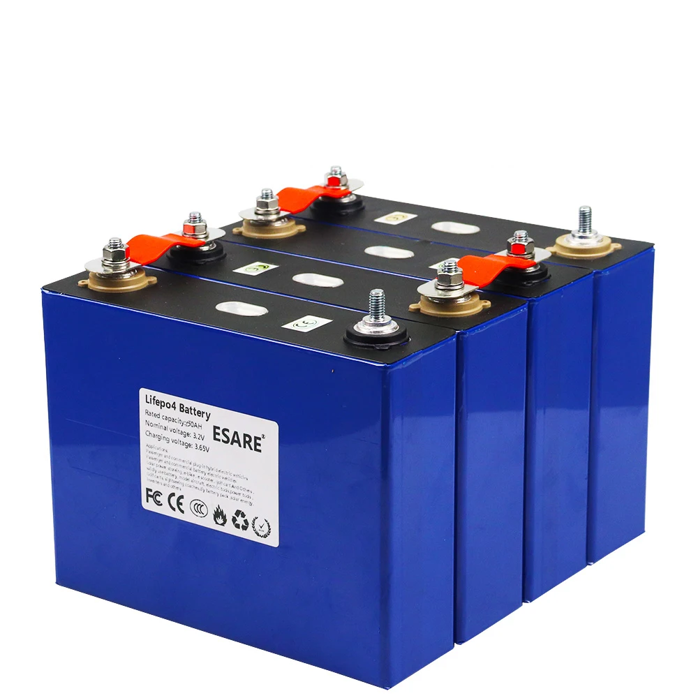 Новая 4 шт. 3.2V 150Ah литий-железофосфатная аккумуляторная батарея Lifepo4 для солнечных батарей 12V 24V класса A без налогов.