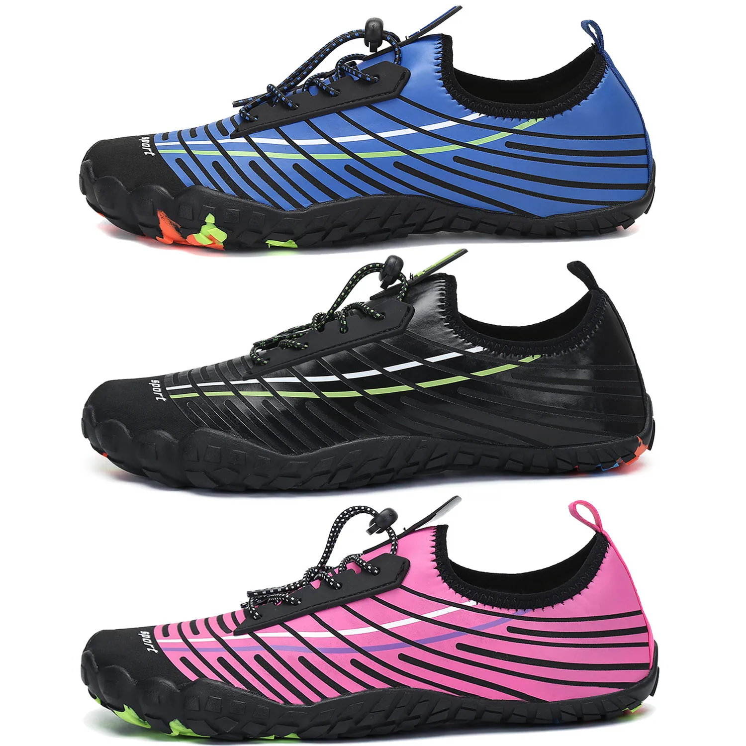 Женские акватуфли большого размера для плавания мужская обувь на плоской