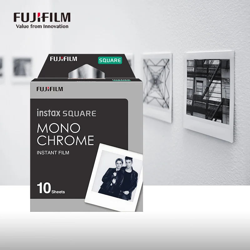 Оригинальная пленка Fujifilm Instax Square Instant white edge цветная для камер гибридного формата