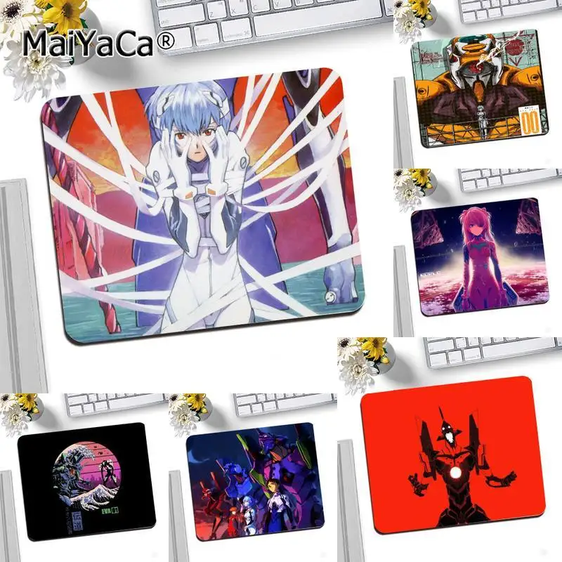 

MaiYaCa Evangelion Amine Rubber Mouse Durable Desktop Mousepad Desktop Mousepad Gaming Small Mouse Pad 25X20CM Keyboard Mat