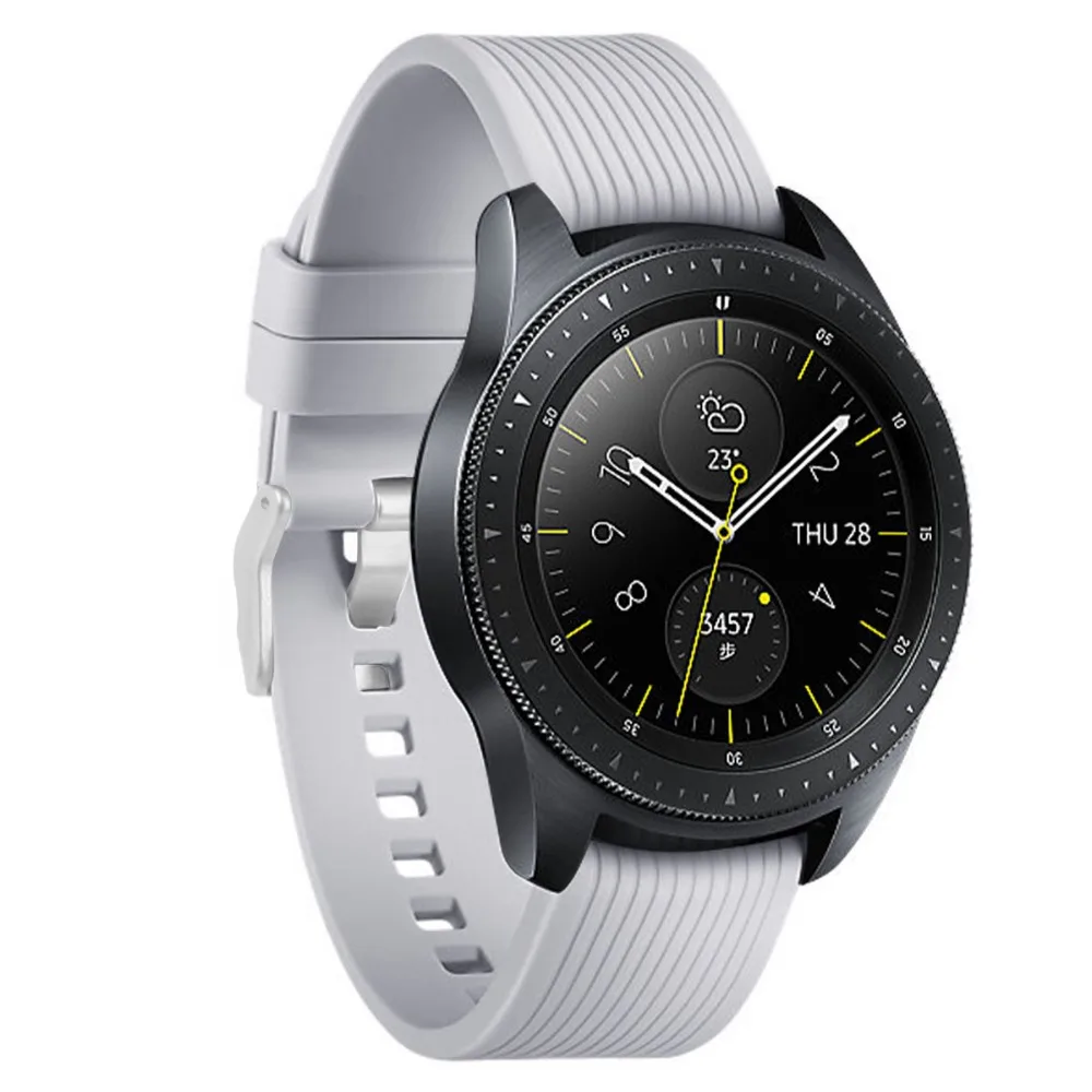 22 мм 20 gear S3 Frontier силиконовый ремешок для samsung Galaxy Watch 46 42 часов correa браслет amazfit bip