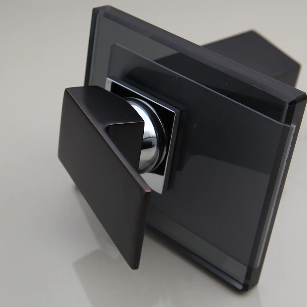 Смеситель для раковины Водопад настенный кран из латуни и стекла ванной комнаты